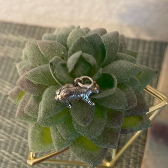 Silver Bear Necklace Charm - Picture 11 of 12